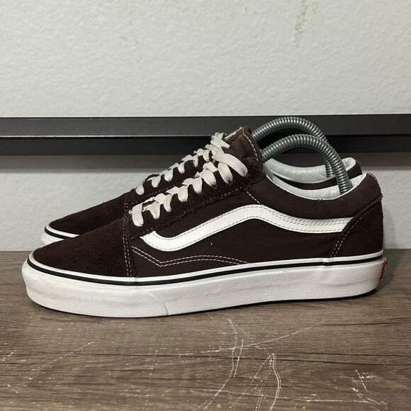 Vans Old Skool Men's Athletic Skate Shoes Sneakers Size 7 Brown - Picture 1 of 8